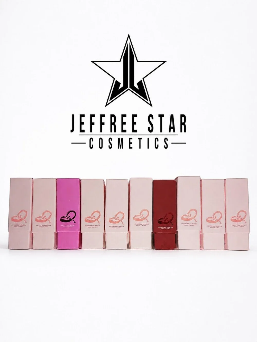Jeffree Star Velvet Trap Lipsticks Bundle X10 Brand New Full Size
